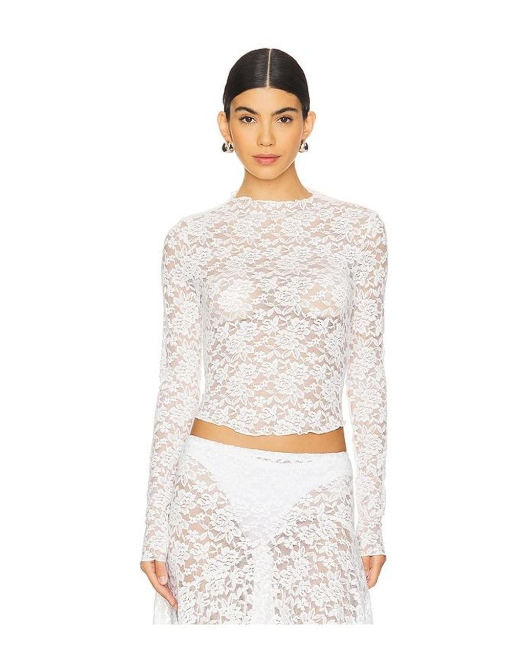 Lioness White Hamptons Long Sleeve
