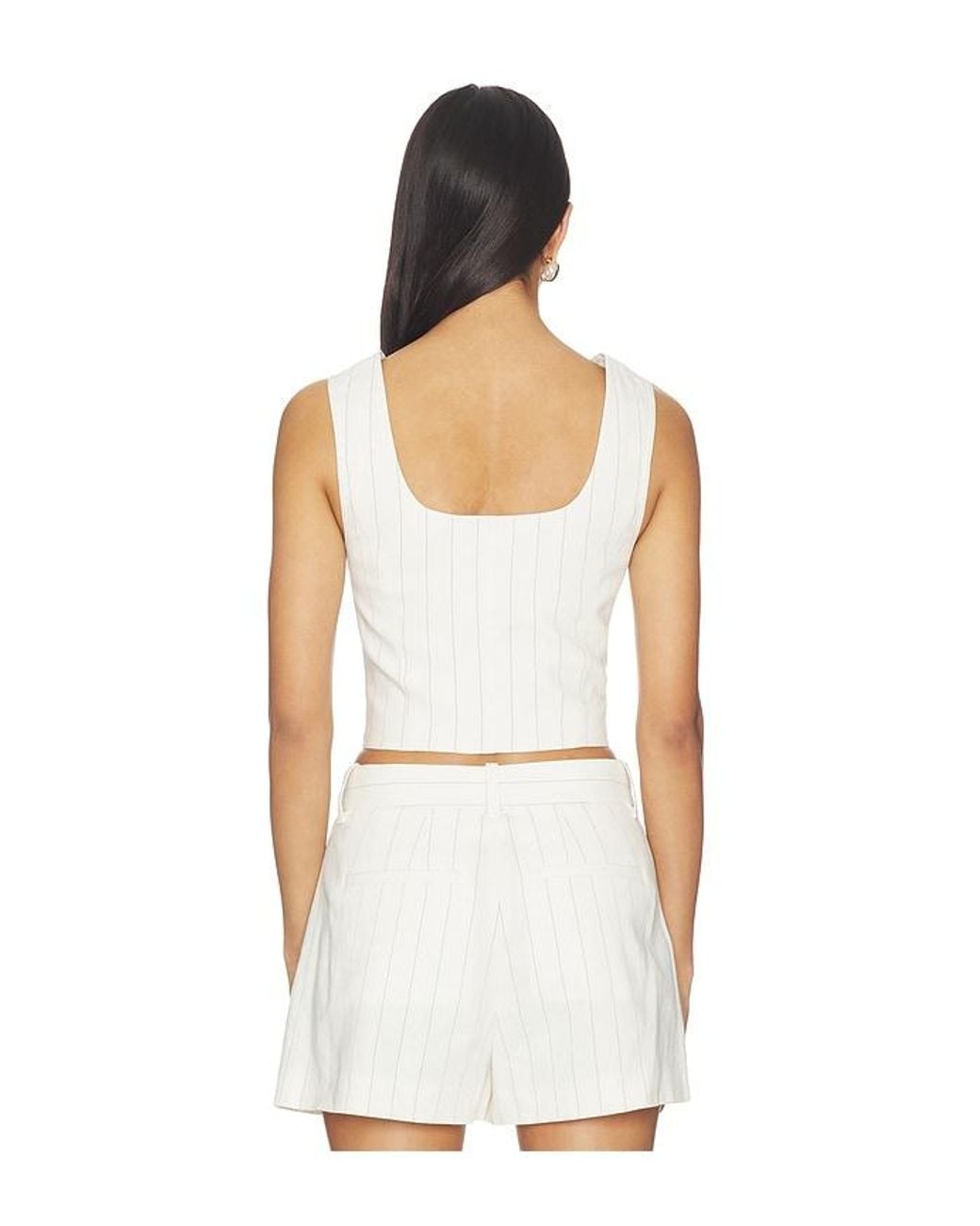 A.L.C. White Darcy Top