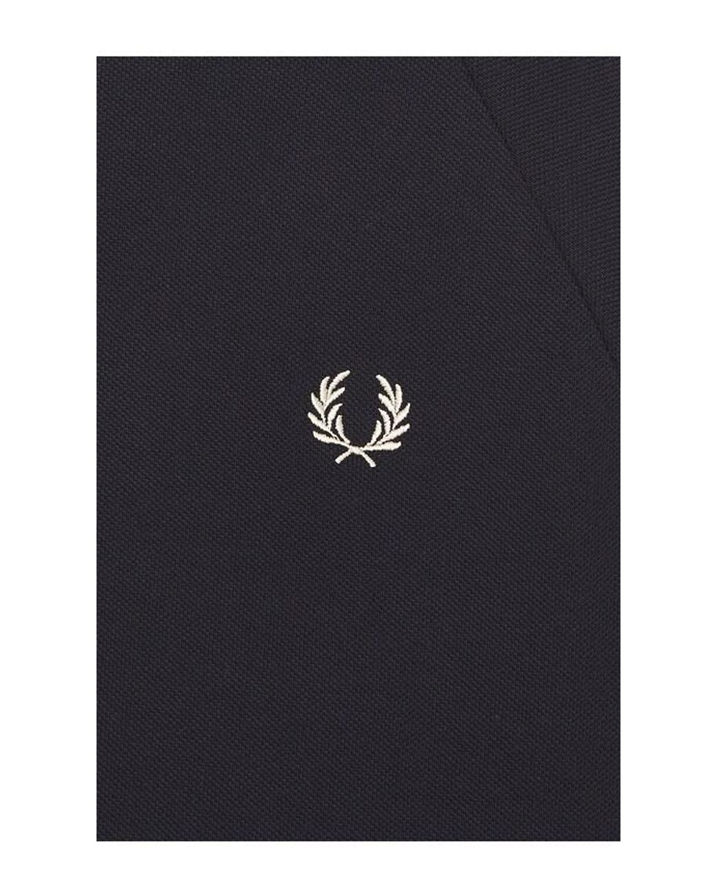 Fred Perry Black Cable Taped T-Shirt for men