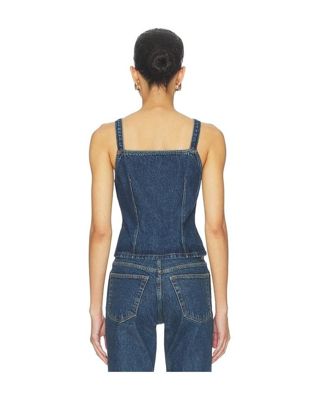 Dr. Denim Blue Niamh Top