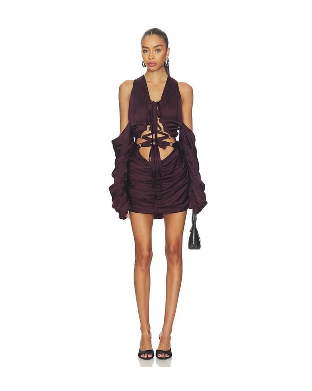 AMOR MIA Black No Strings Attached Dress