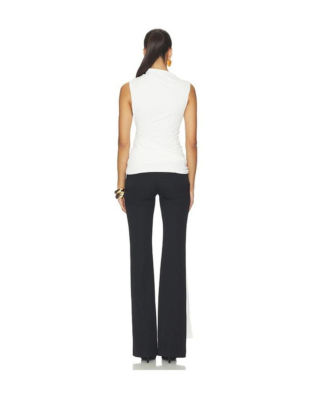 Bardot Black Jordan Longline Tie Top