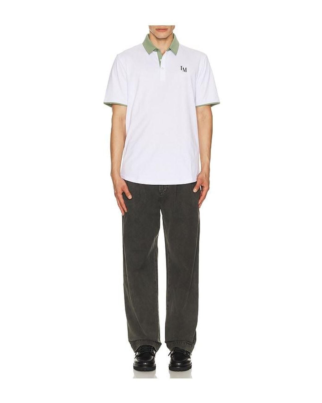 Travis Mathew White Energy Polo for men