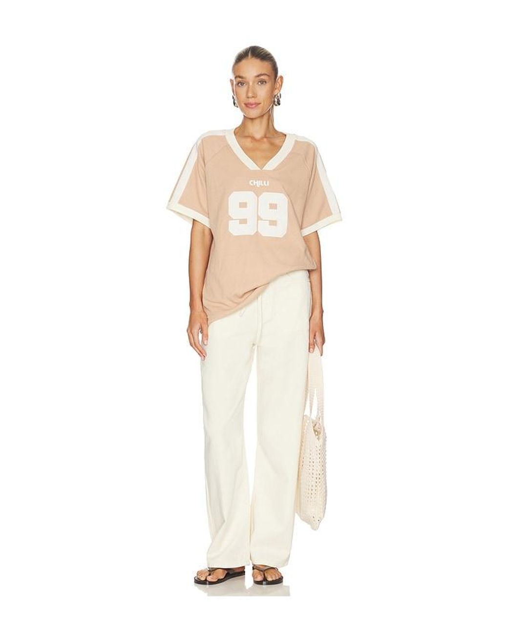 Araminta James Natural Chilli 99 Waffle Tee