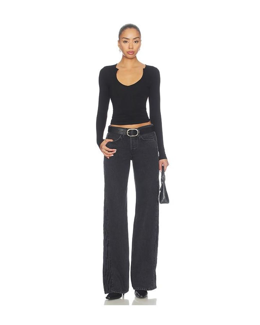 Re/done Blue Laurel Zebra Barrel Jeans