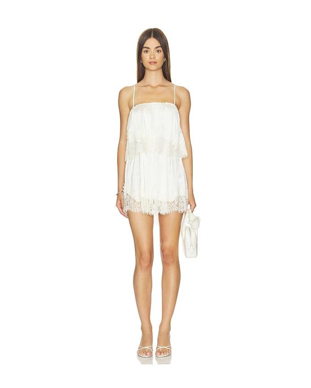 Show Me Your Mumu White Emmylou Mini Dress