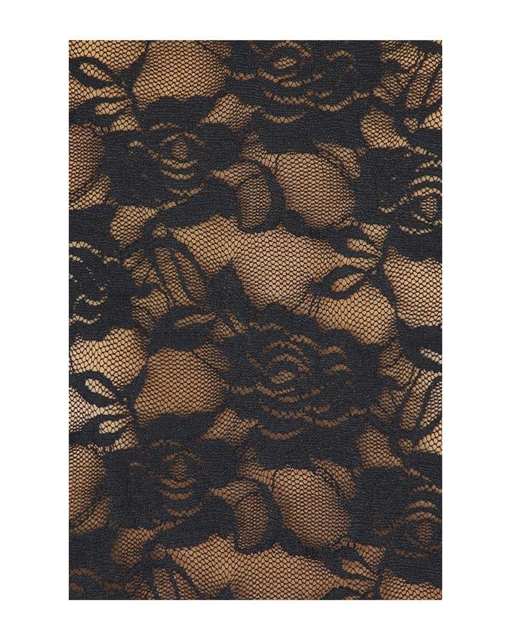 Michael Lauren Black Tyrique Shortsleeve Crop Baby Tee
