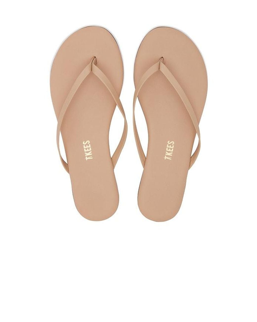 TKEES White FLIP FLOPS LILY