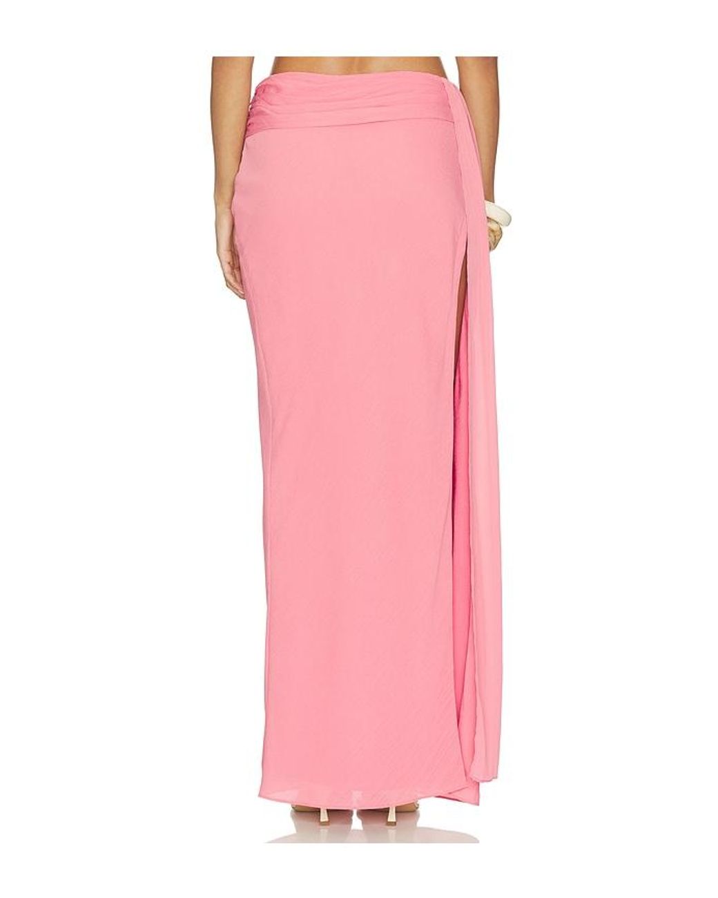 Lovers + Friends Pink Judy Maxi Skirt