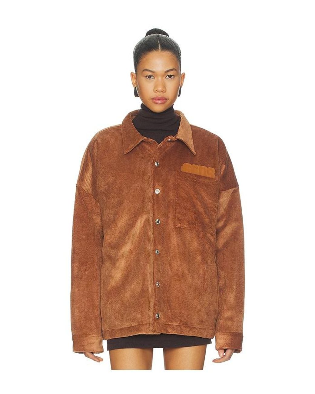 Gcds Brown Corduroy Overshirt