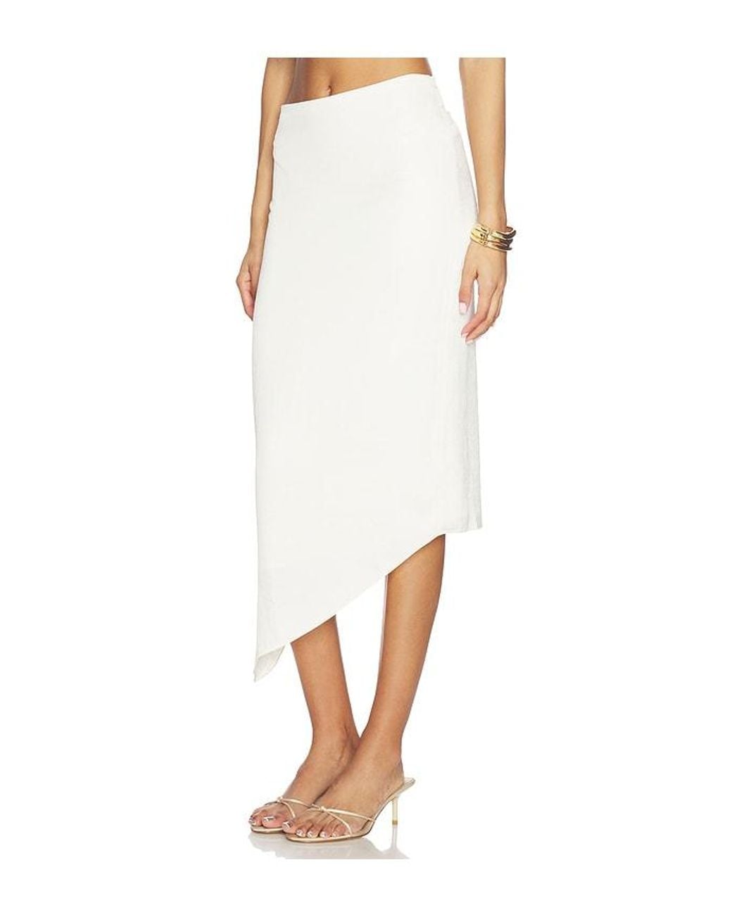 NonChalant Label White Belinda Skirt