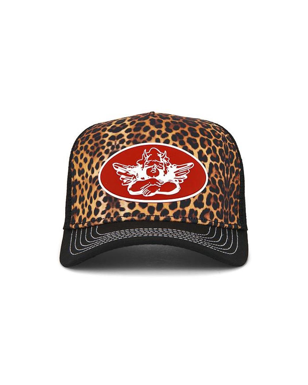Boys Lie Black Truckermütze He's A Cheetah