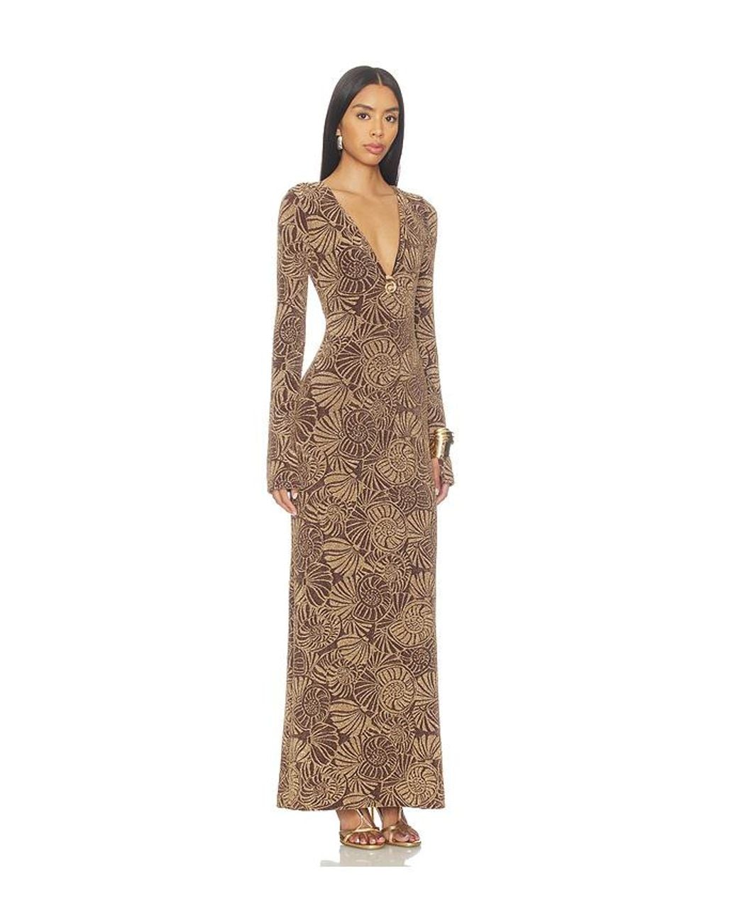 Vestido Lopez En ,Metallic Talla (También En Xs, S, M, Xl) Show Me Your Mumu de color Natural