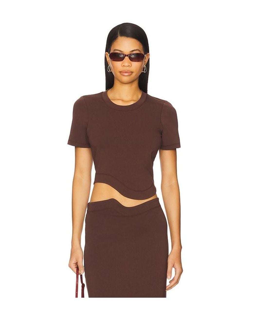 LNA Brown Jade Top