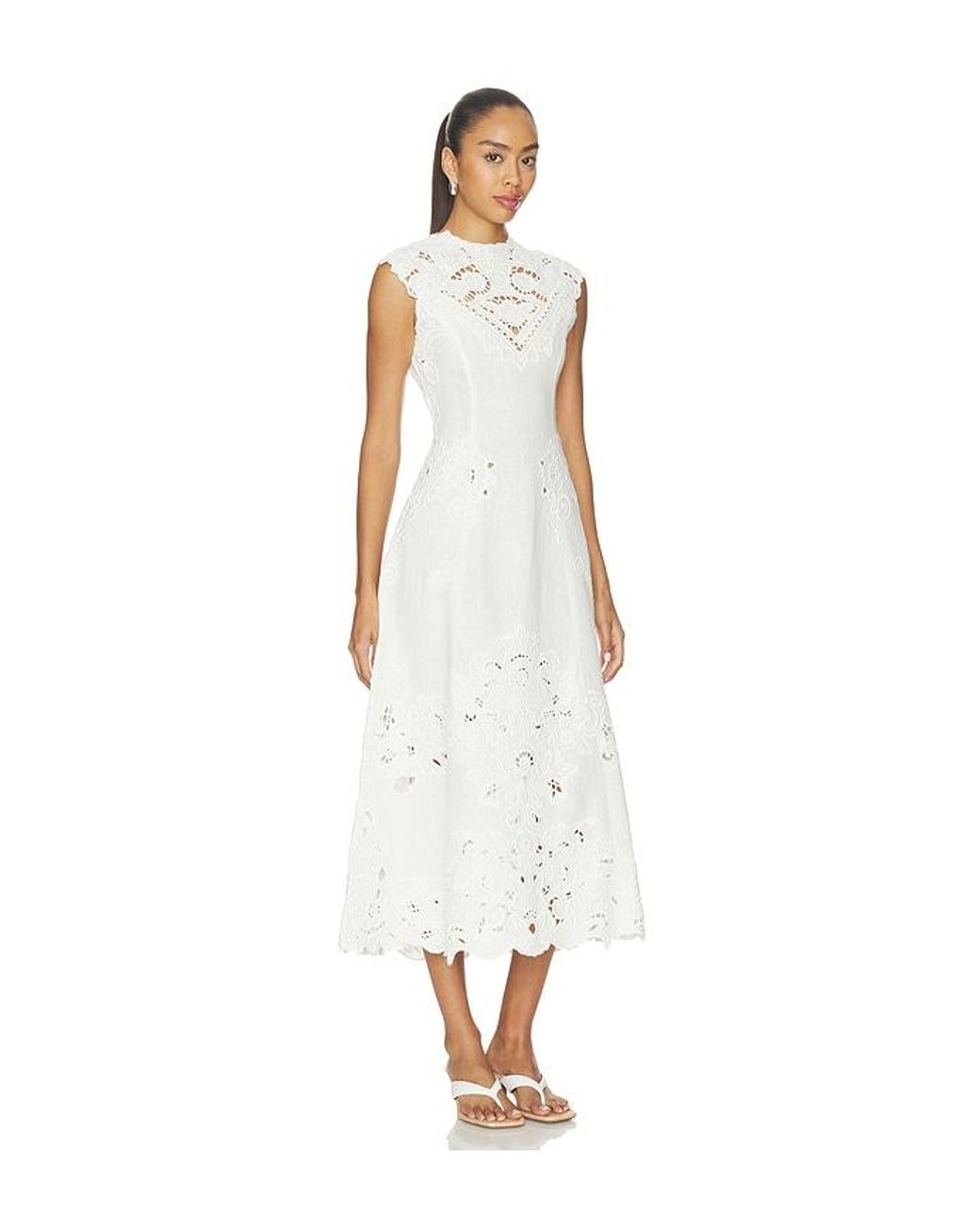 Cult Gaia White Thalassa Dress