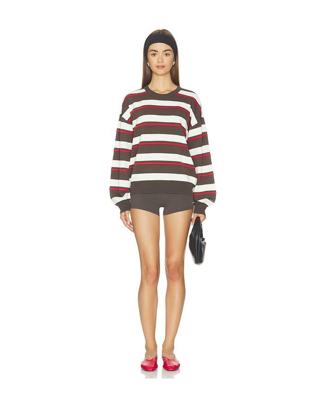 P.E Nation Multicolor Retreat Stripe Sweater