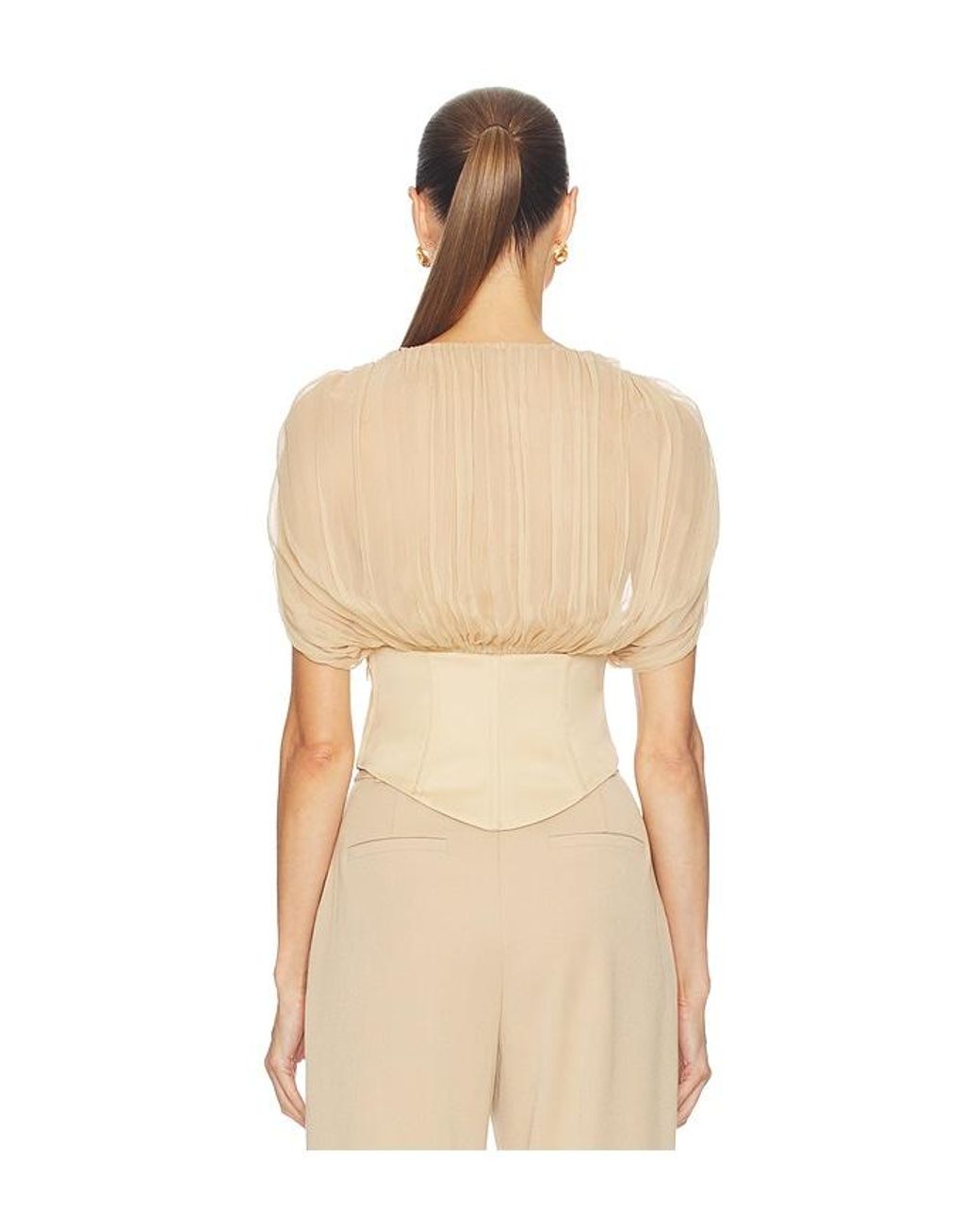 Camila Coelho Natural Elana Top