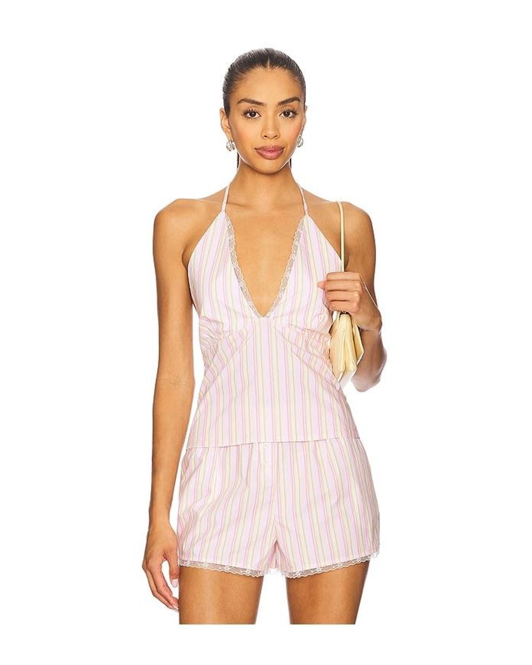 Lovers + Friends White Sylvie Top