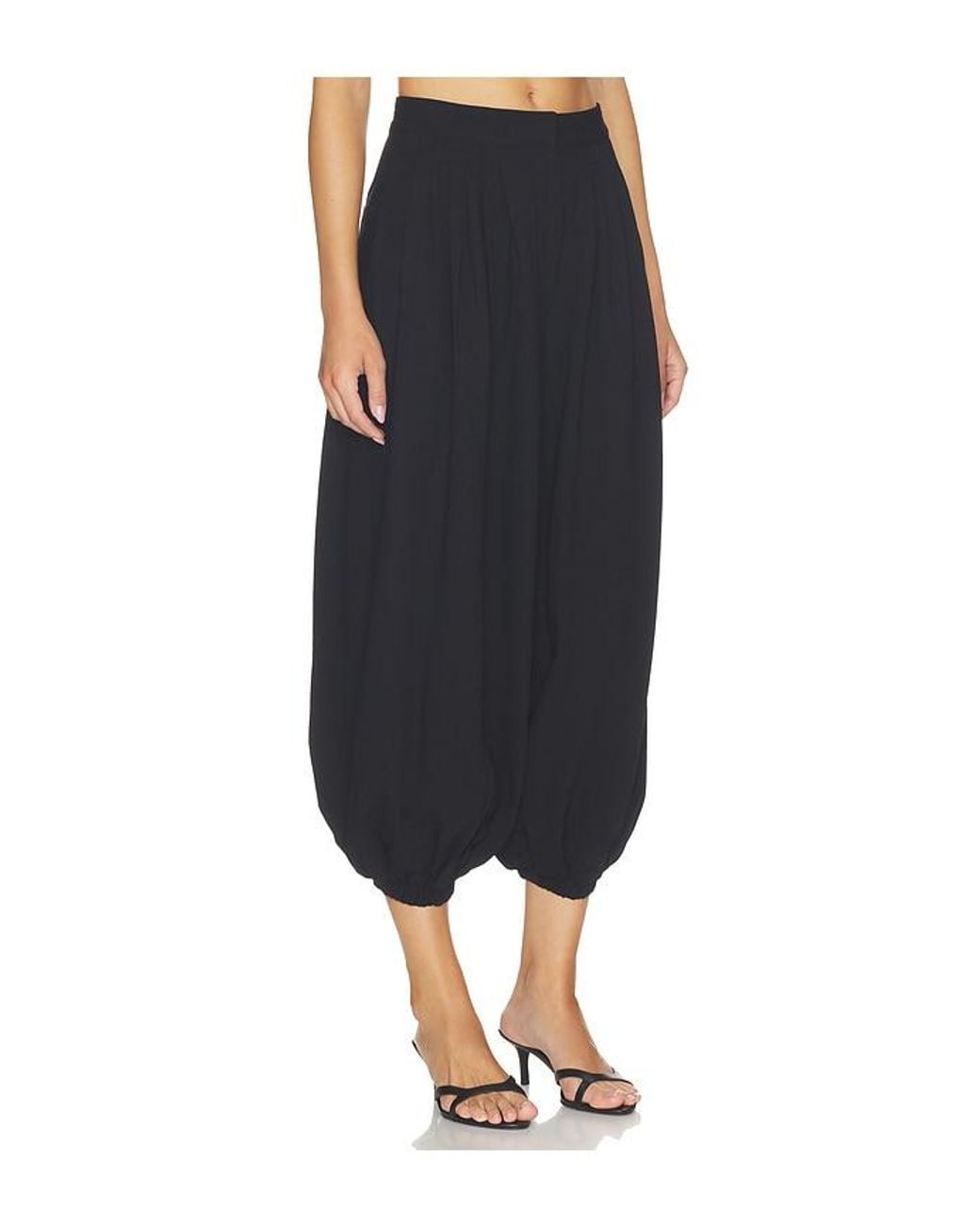 Source Unknown Black Giacca Ruched Trousers