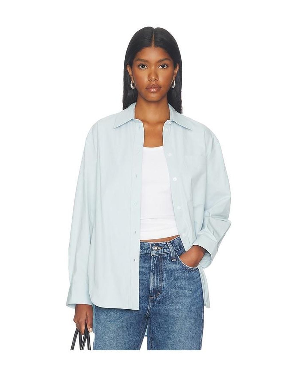 Anine Bing White Scott Shirt
