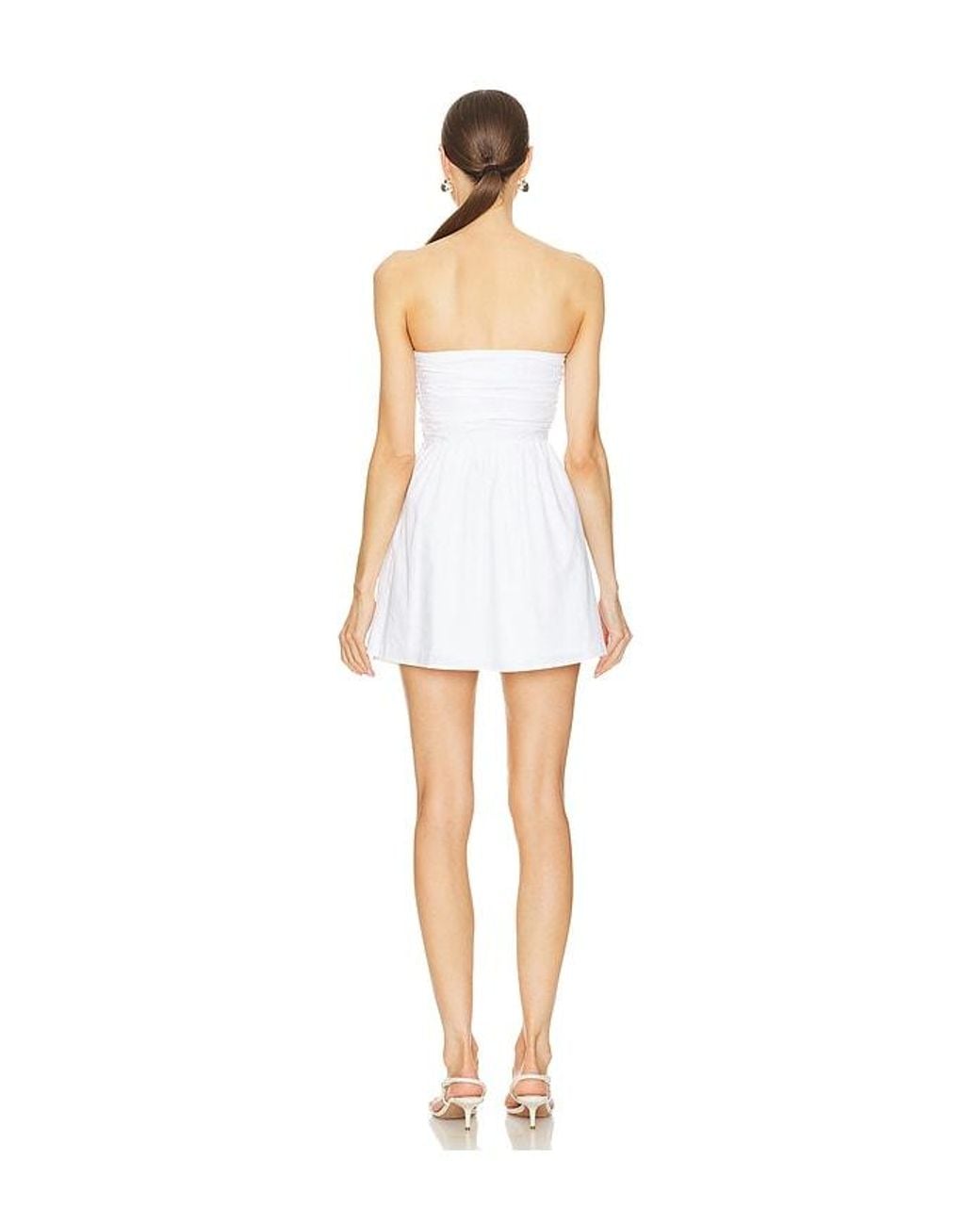 MORE TO COME White Robin Mini Dress