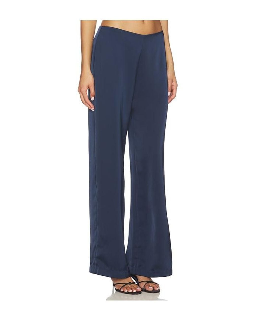 Amanda Uprichard Blue Linda Pants