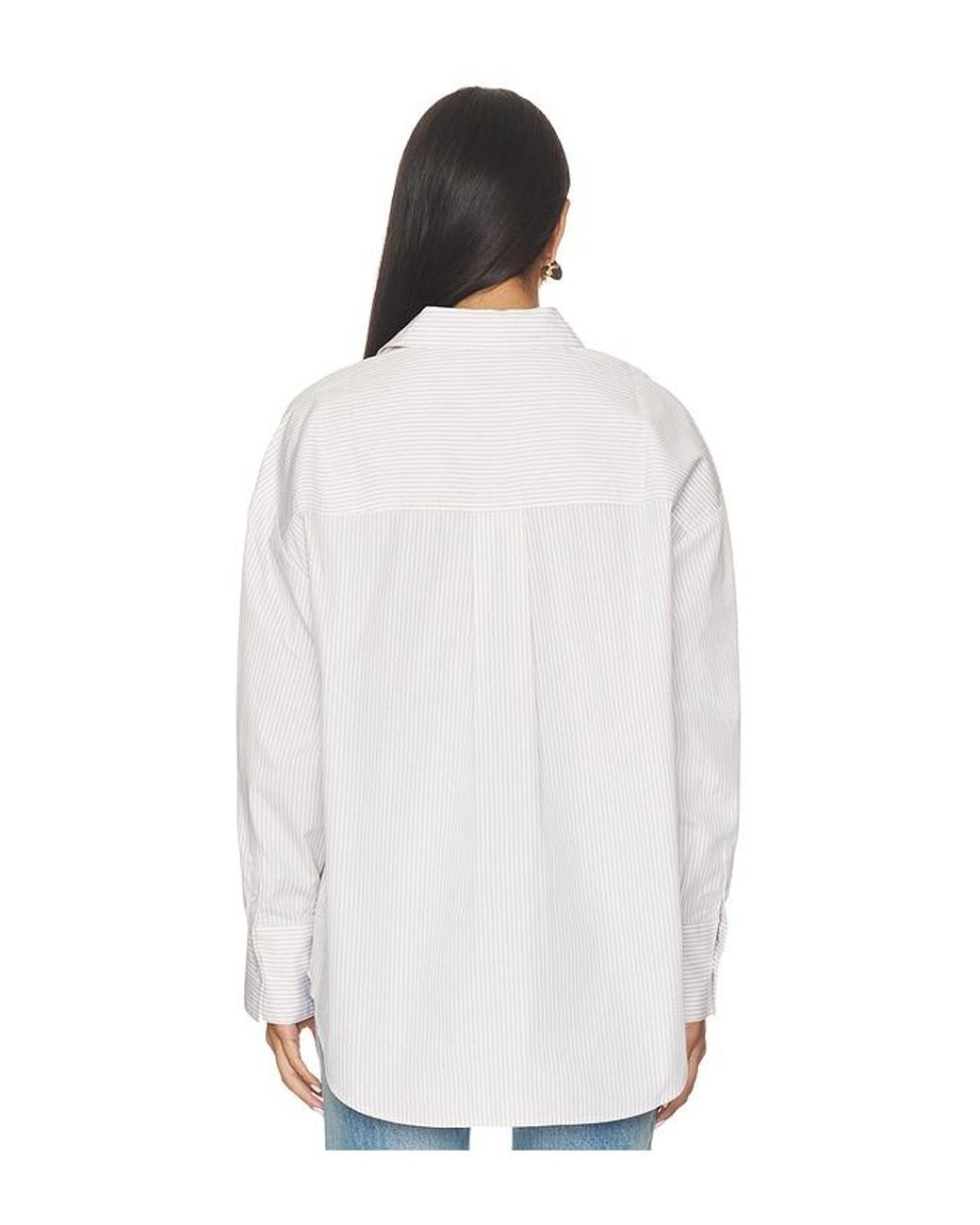 WAO White Poplin Button Up