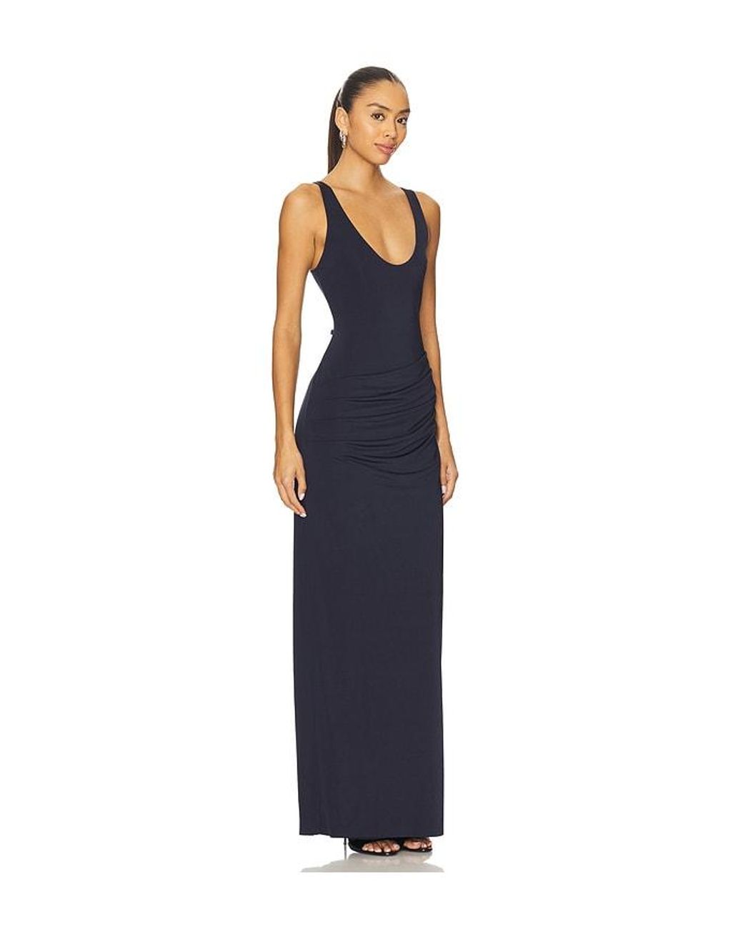 Ceren Ocak Blue Jersey Dress