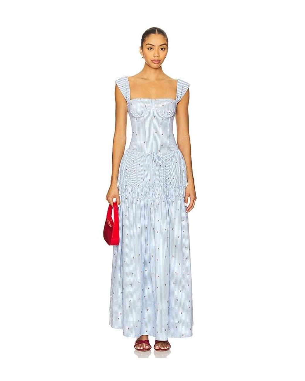 WeWoreWhat White Ruched Cup Corset