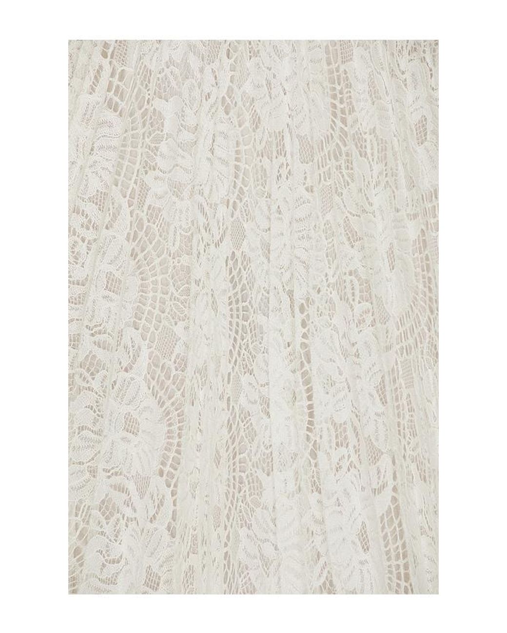 Jonathan Simkhai White Ellis Knit Lace Mini Dress