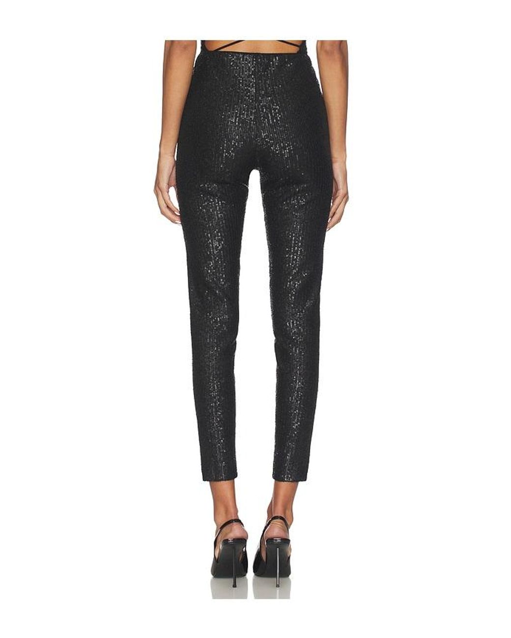 Norma Kamali Black Cropped Legging