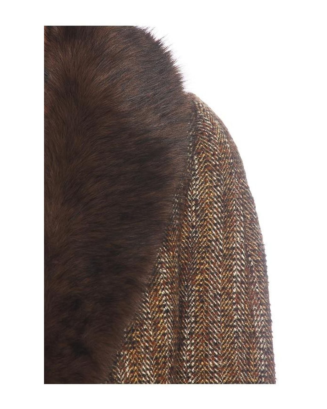 Ronny Kobo Brown Morrison Coat