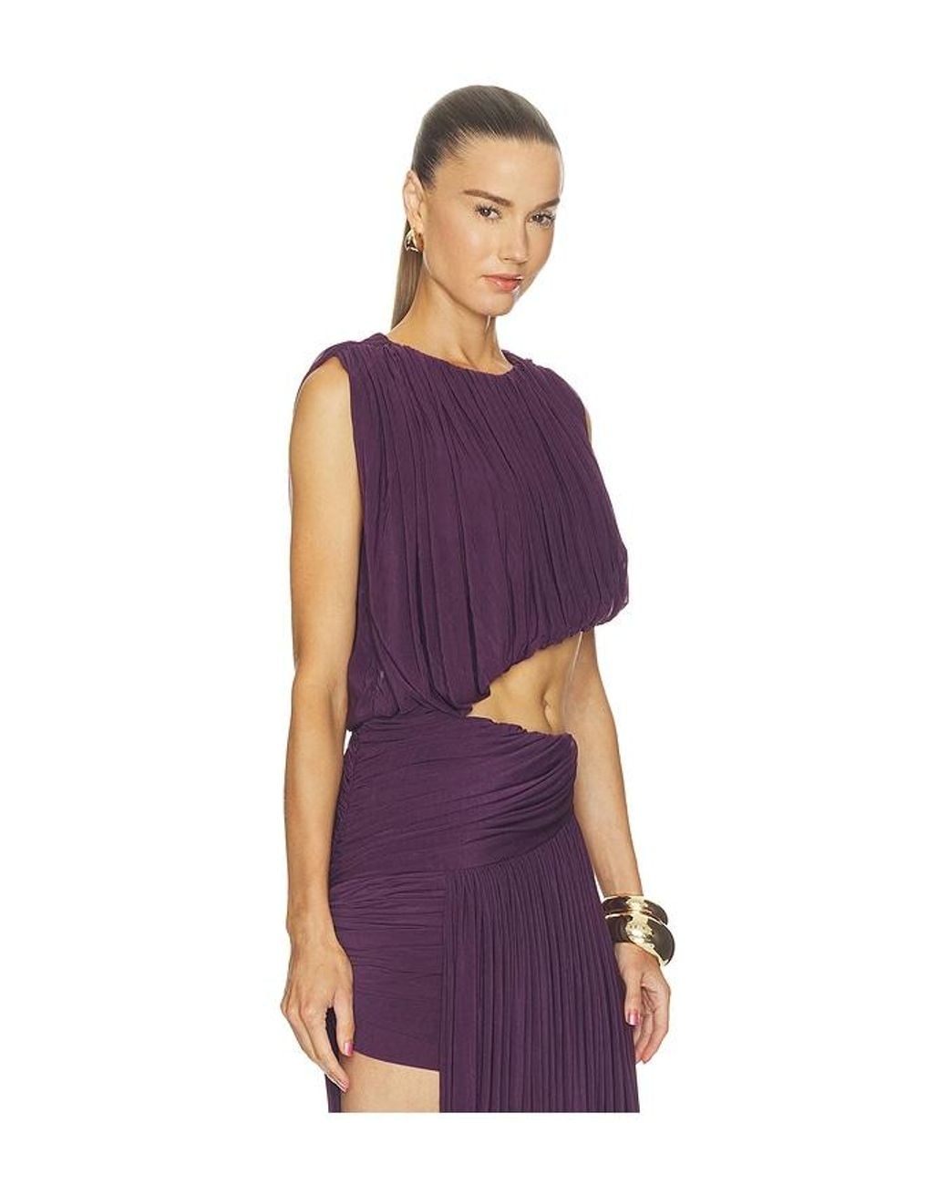 Ronny Kobo Purple Chelly Top