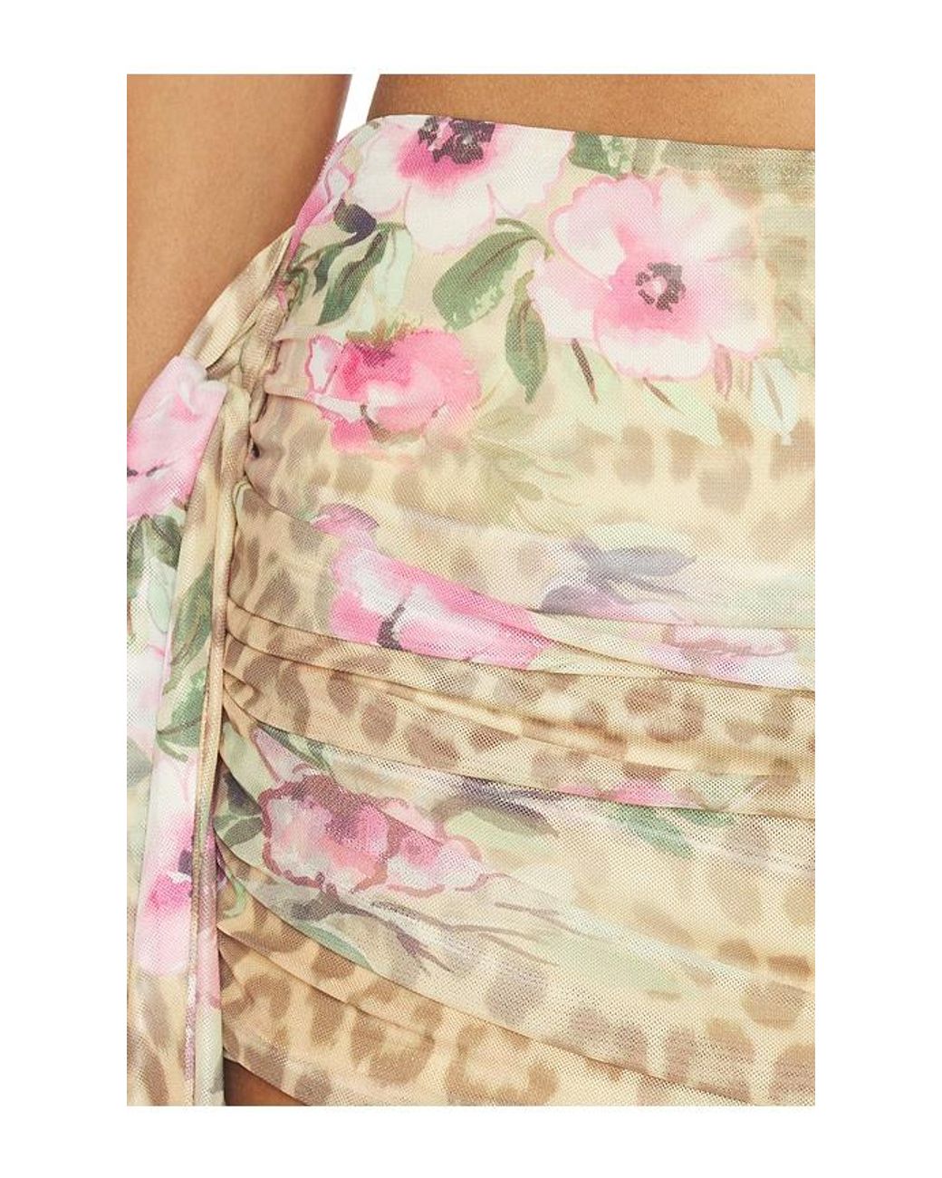 Tiger Mist Natural Risa Mini Skirt