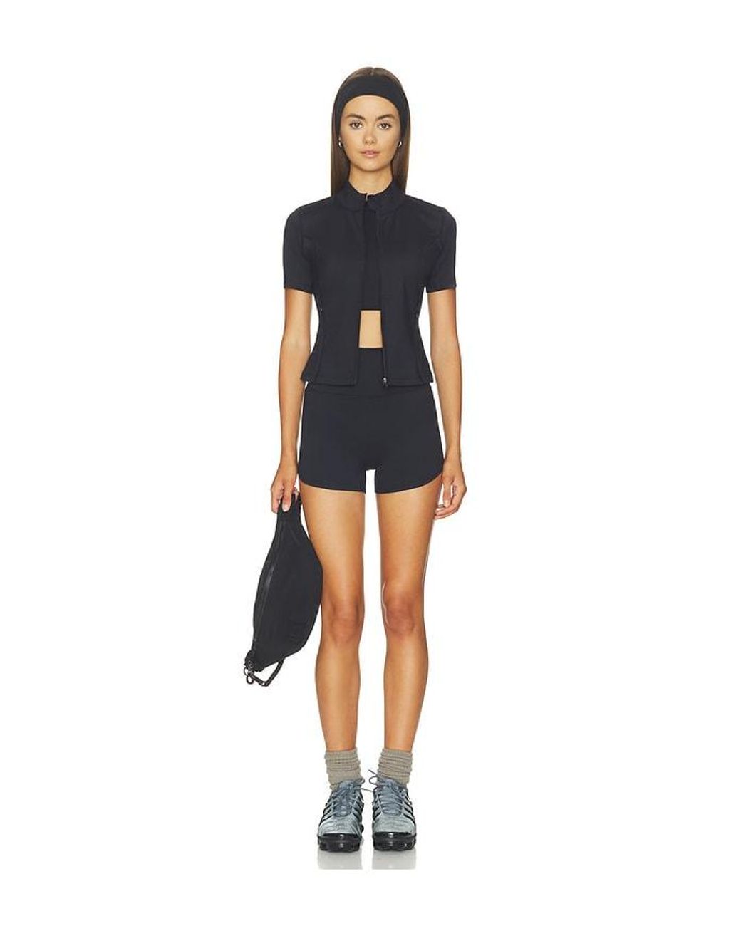 WellBeing + BeingWell Blue Flowwell Gia Jacket