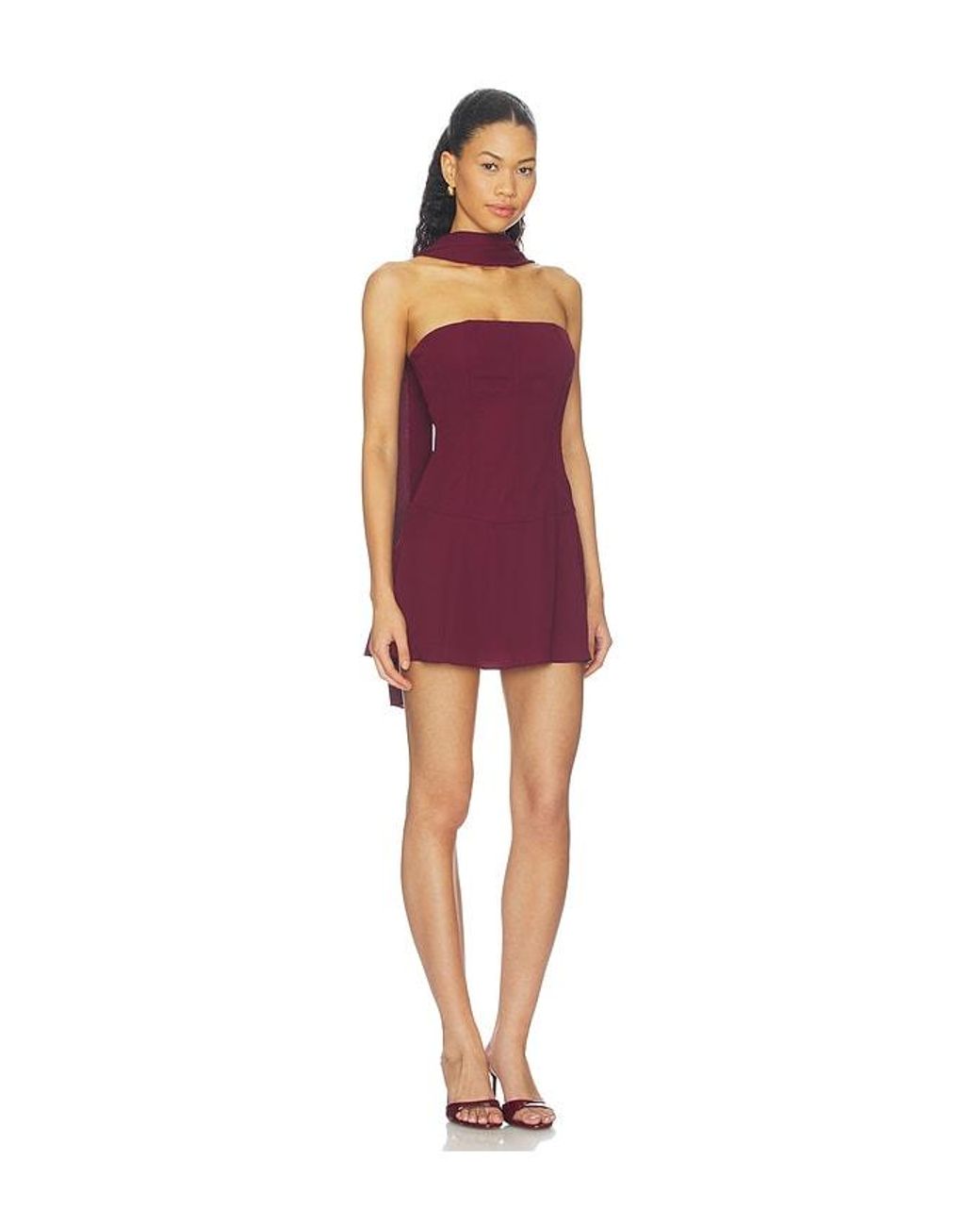superdown Red Jayleen Mini Dress