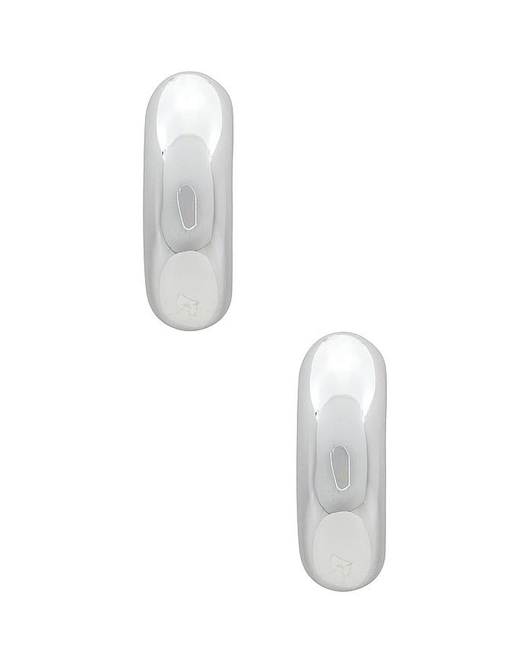 Jenny Bird White Tome Large Hoops