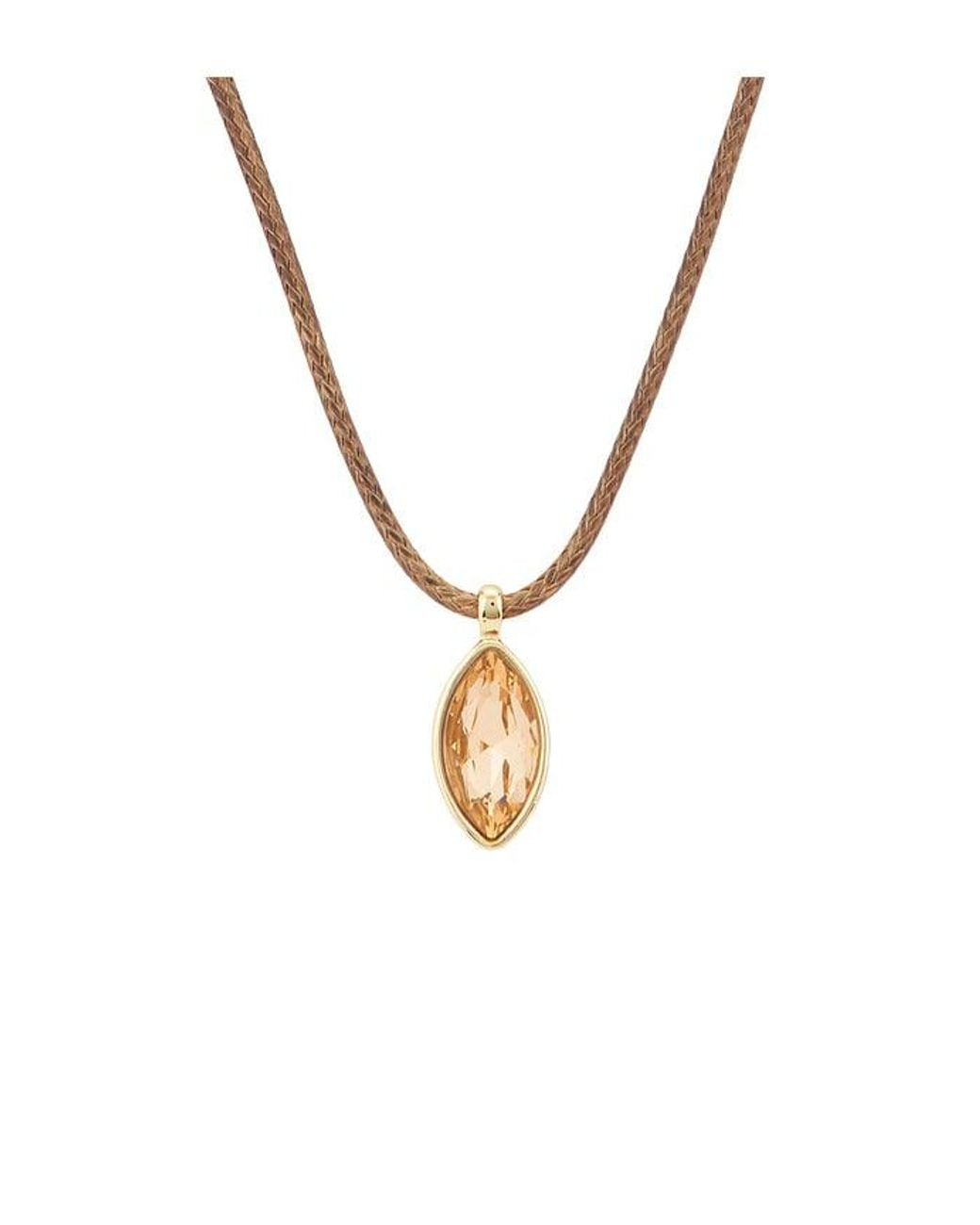 Ettika Brown Gifting Marquise Necklace