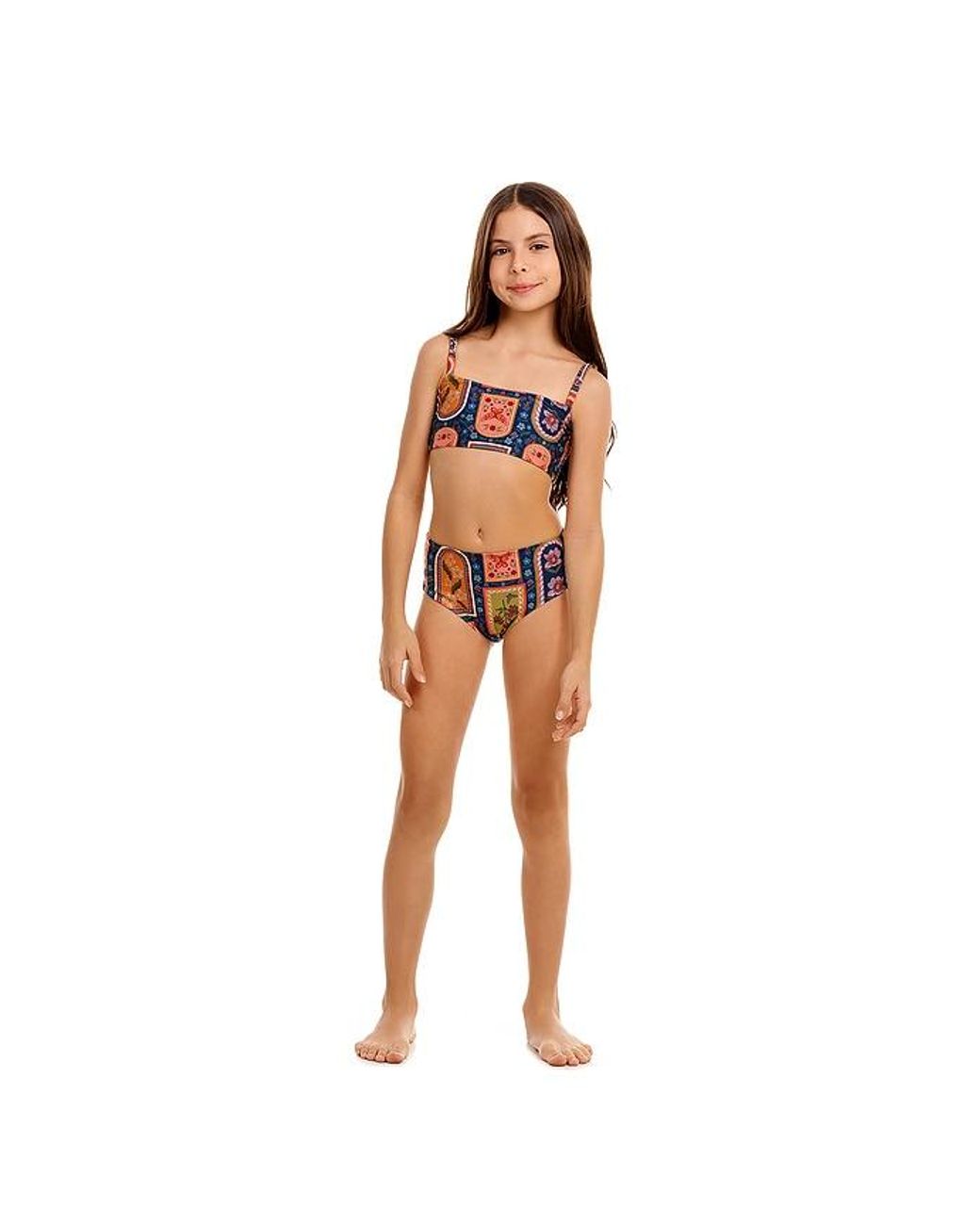 Agua Bendita Multicolor Sky Fiore Bikini Set