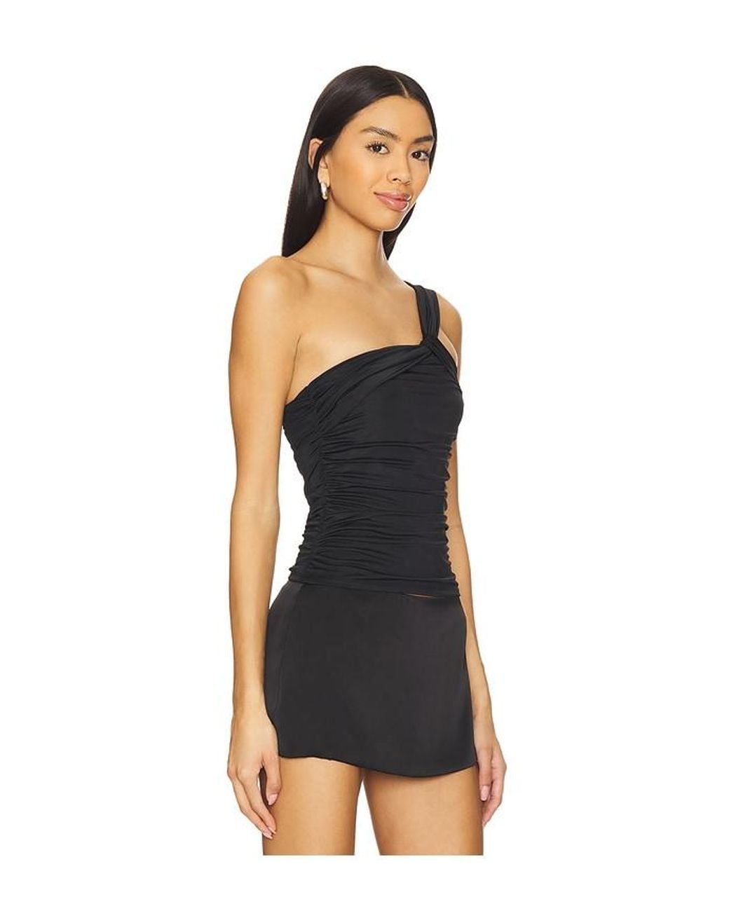 Maurie Twisted Top En Color Negro Talla (También En M) superdown de color Black