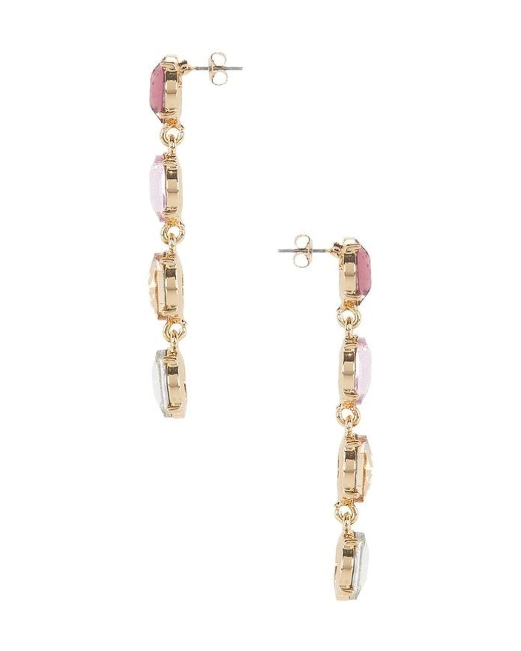 Ettika Multicolor Four The Money Earrings