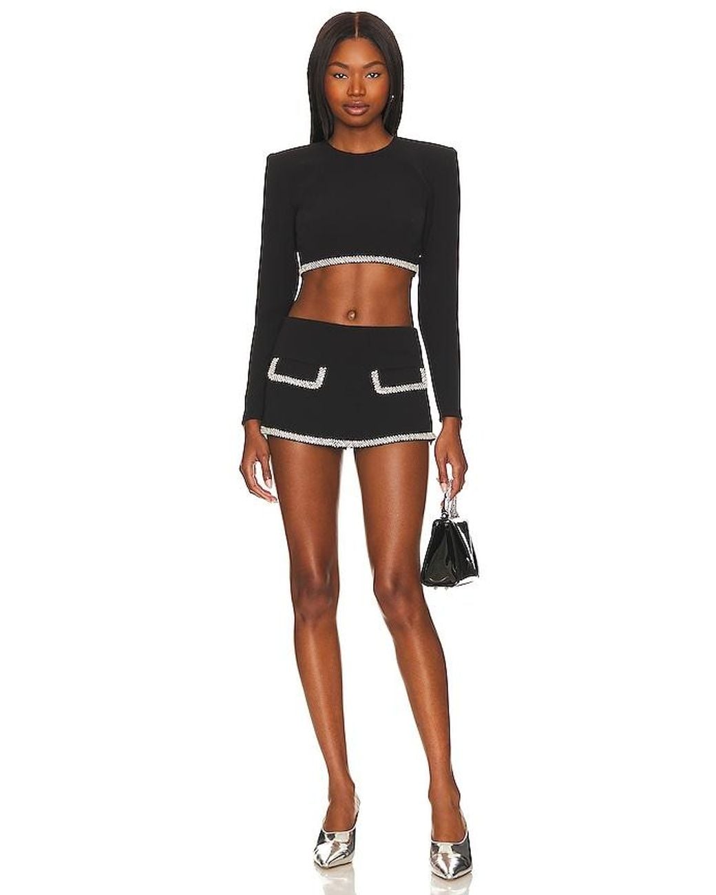 Lovers + Friends Black X Rachel Cosette Skort