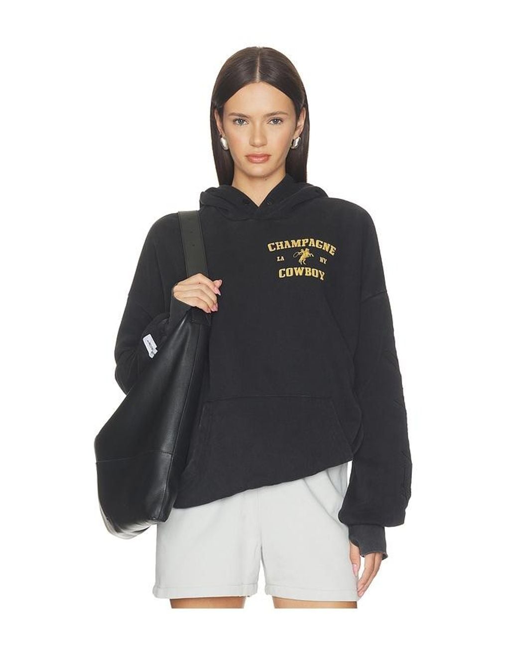 The Laundry Room Black Champagne Cowboy Hideout Hoodie