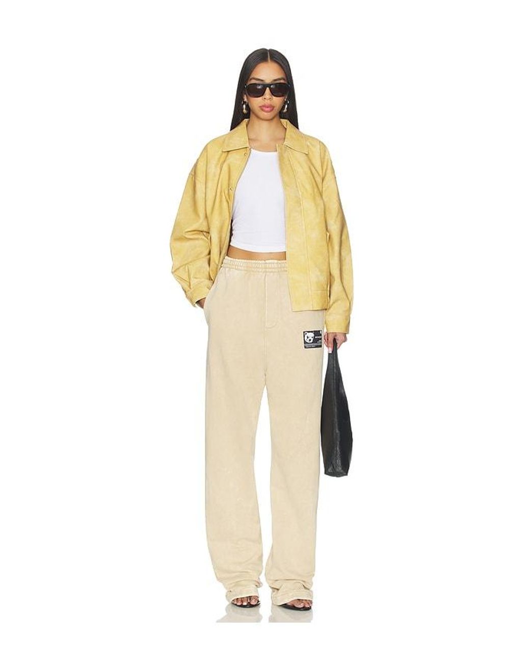 we11done Natural Teddy Id Jersey Pant