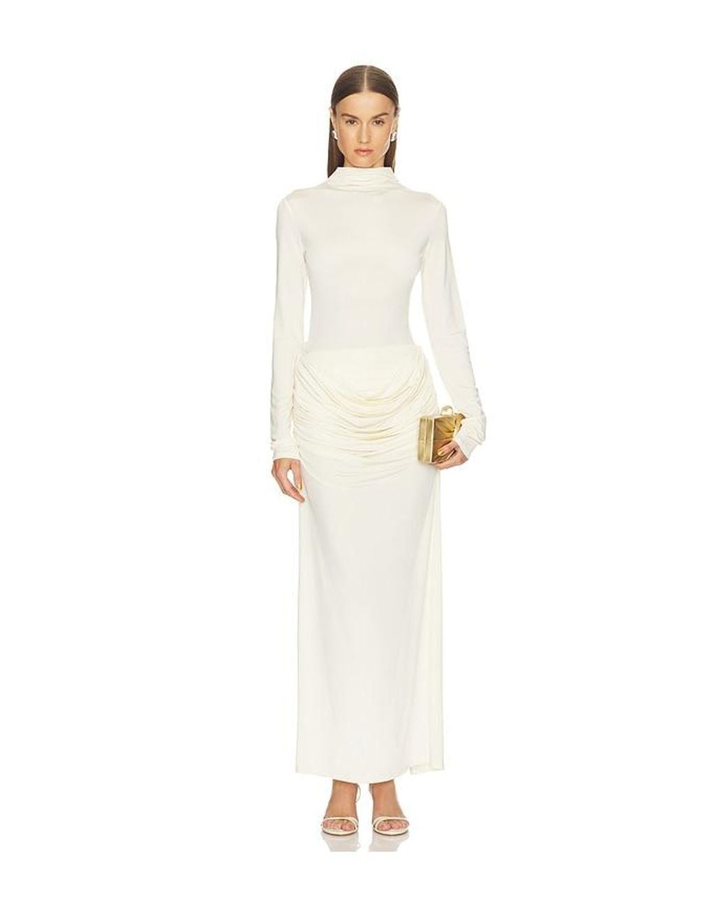 Paris Georgia White Raffy Skirt
