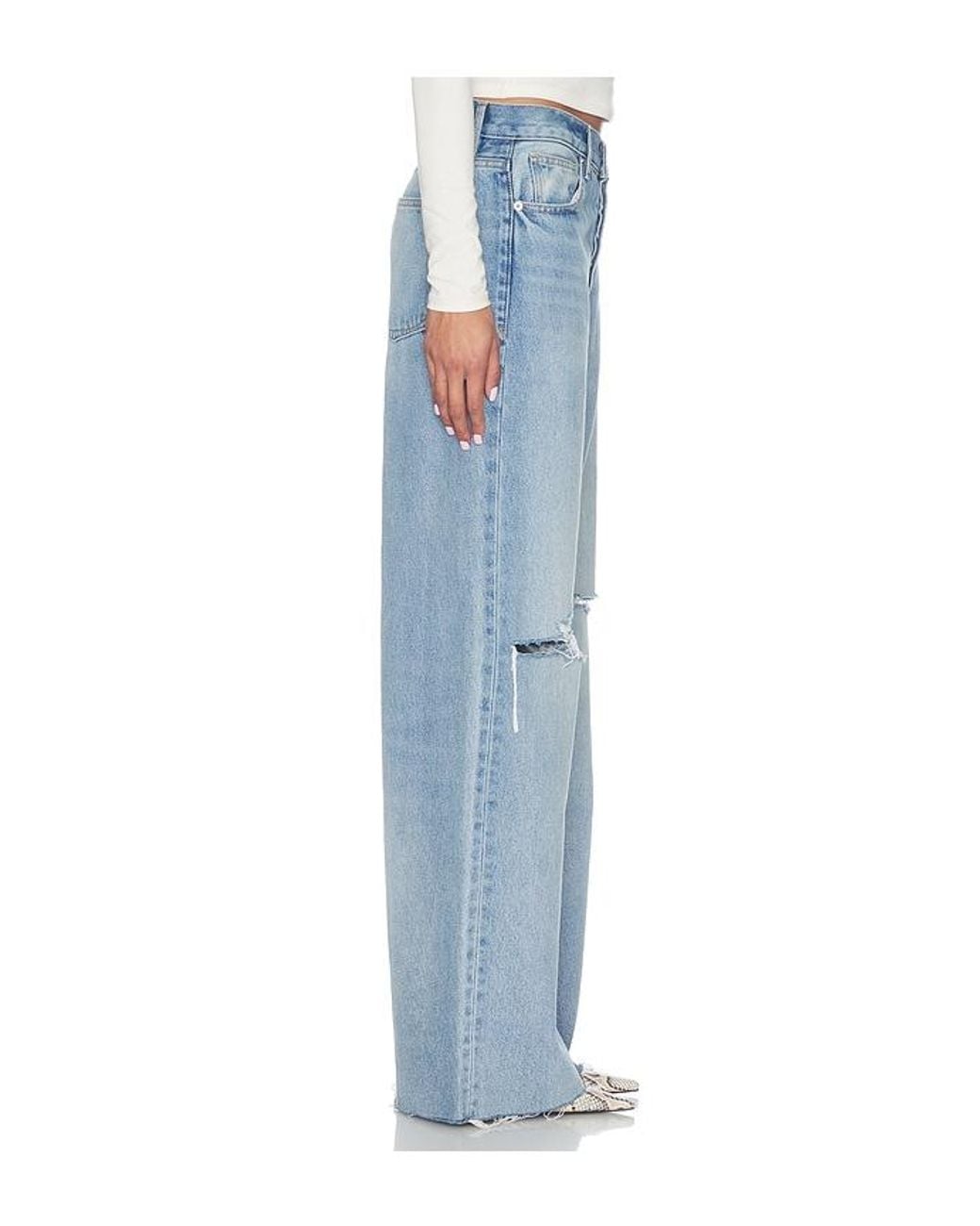 GOOD AMERICAN Blue Vintage Low Slung Baggy Jean