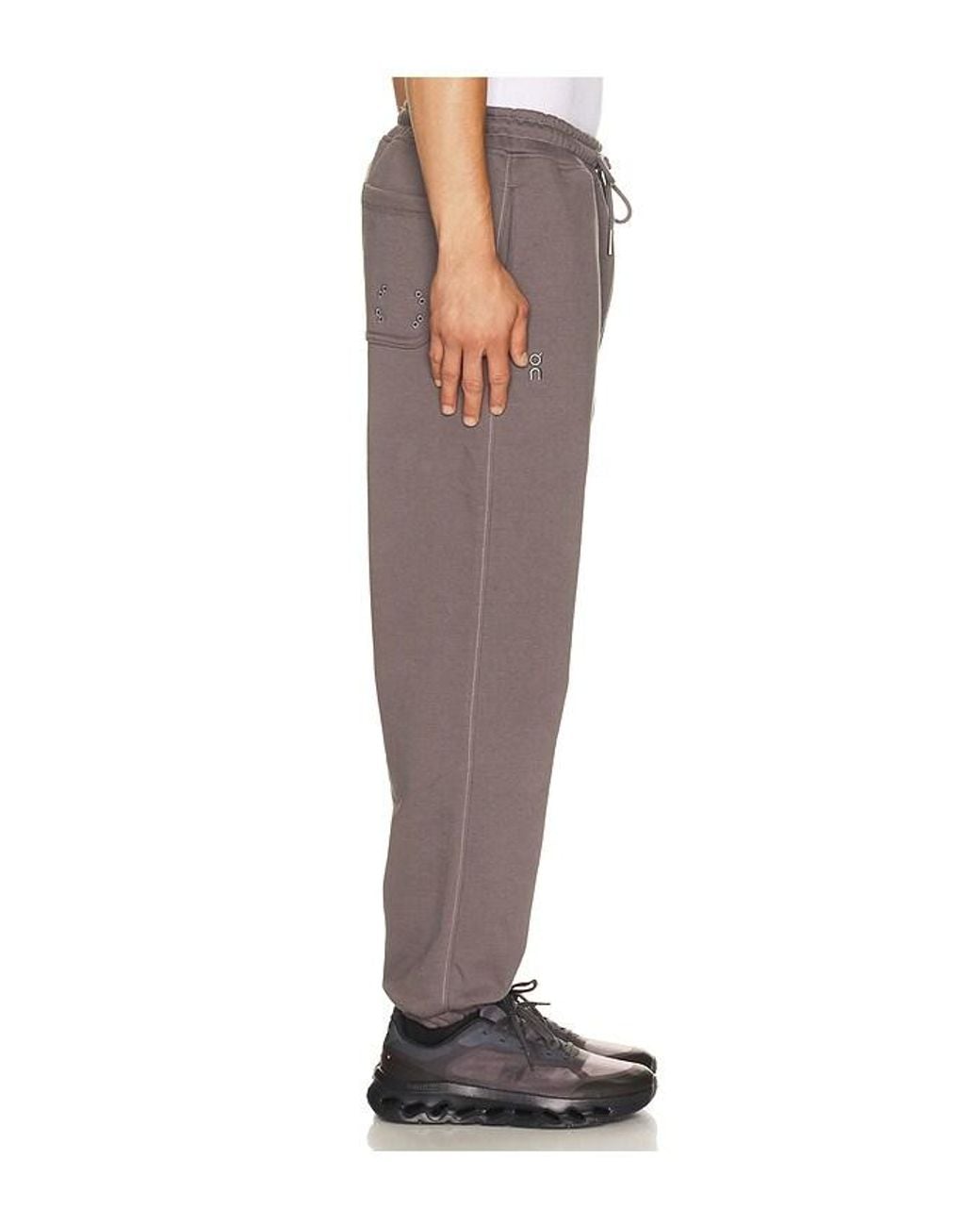 On Shoes Gray Club Collective Pants for men
