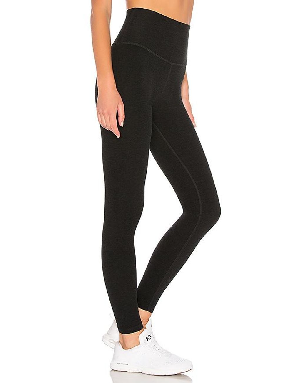 Beyond Yoga Black Spacedye High Waisted Midi Legging