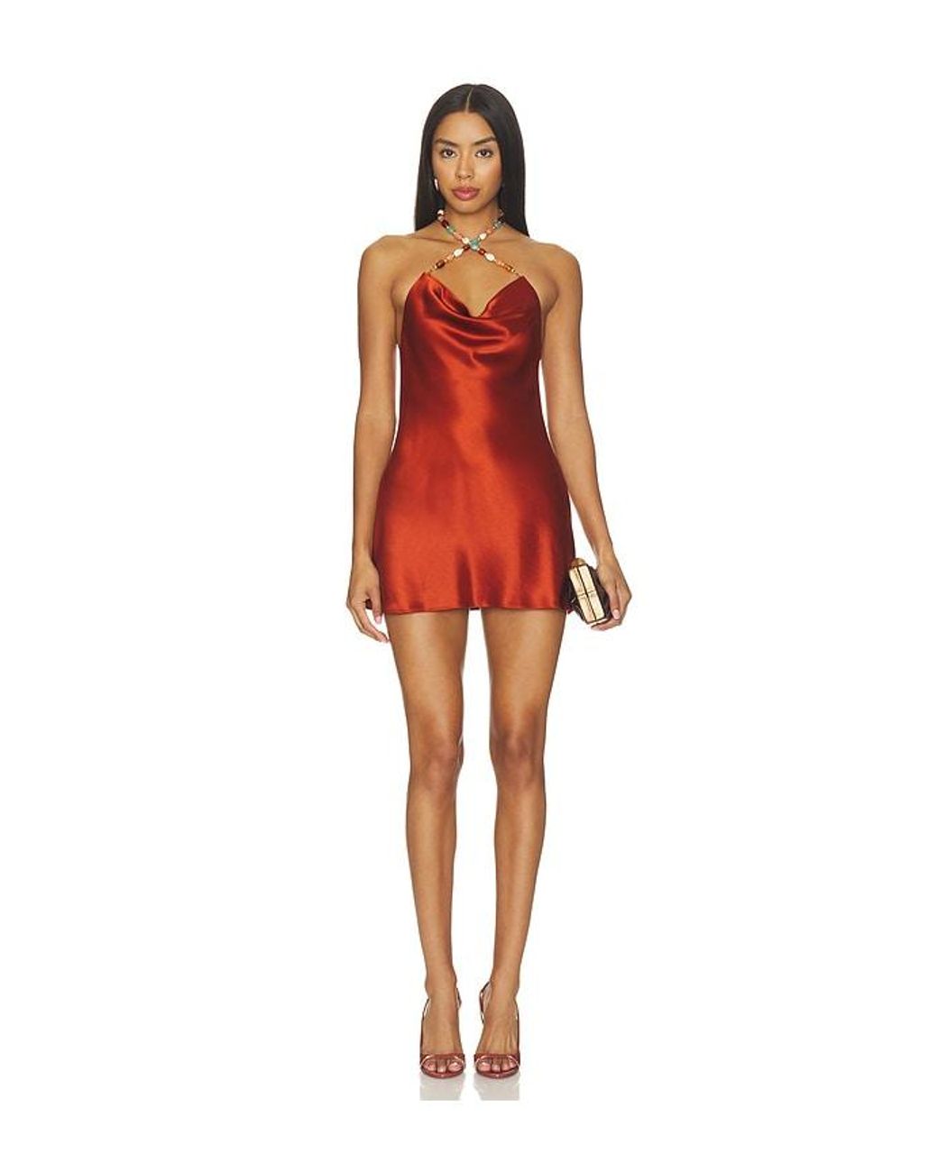 ROBE MARVEL en Rust retroféte en coloris Red