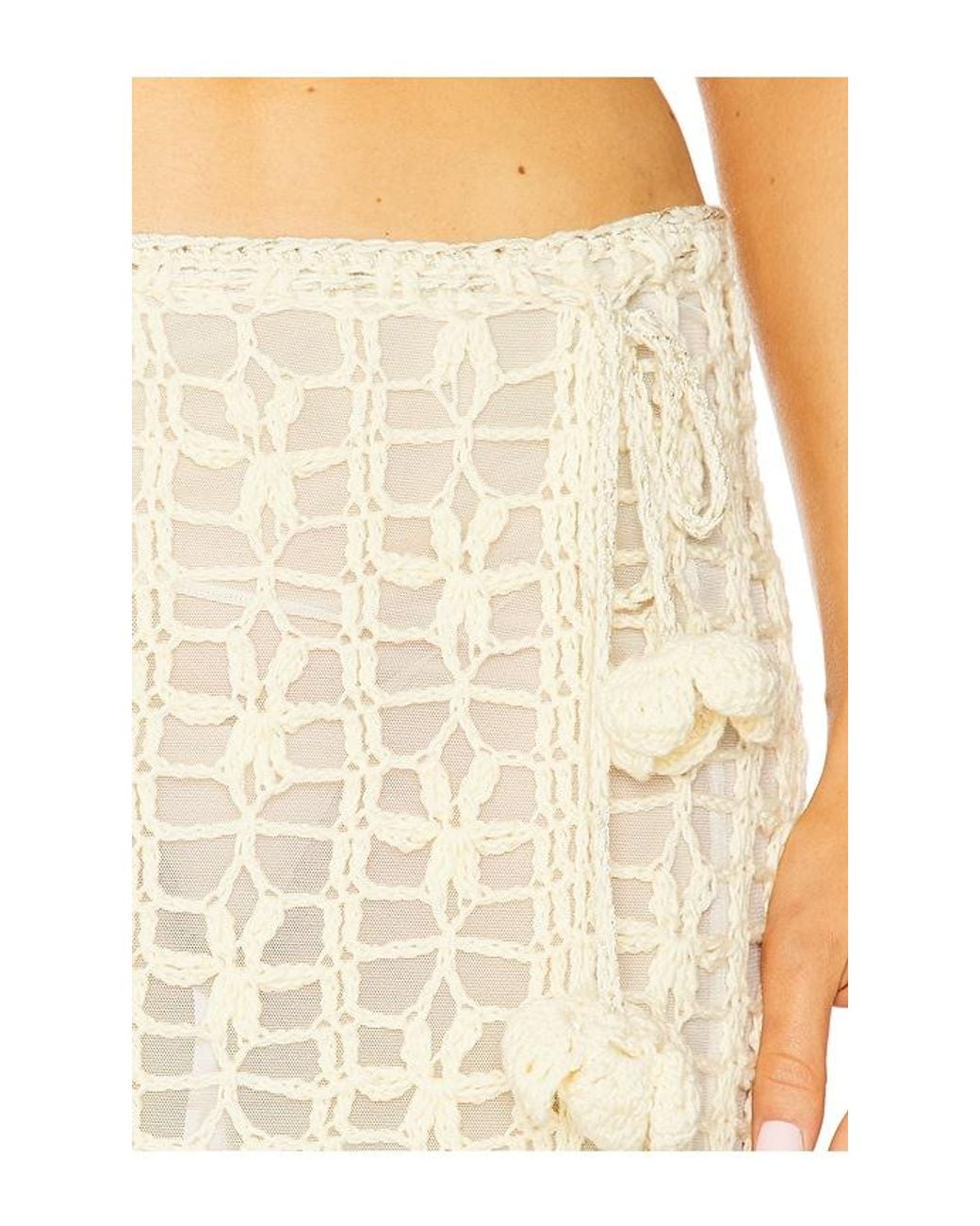 Andreeva Multicolor Handmade Crochet Skirt